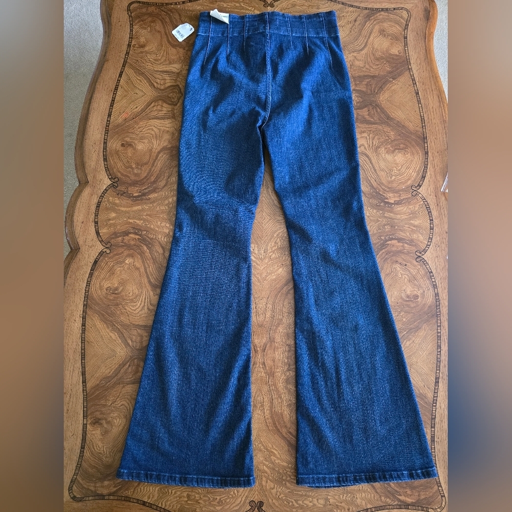 We The Free By Free People Retro Inspired Tailored Jeans Womens Size 31 - Picture 3 of 8